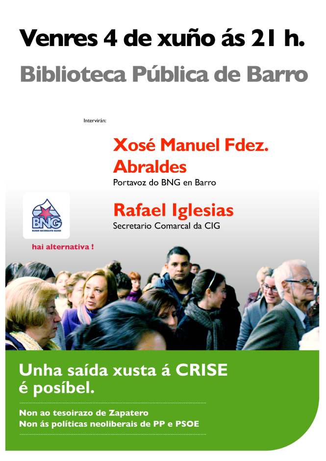 cartaz crise