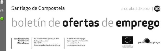 Boletín de emprego santiagp