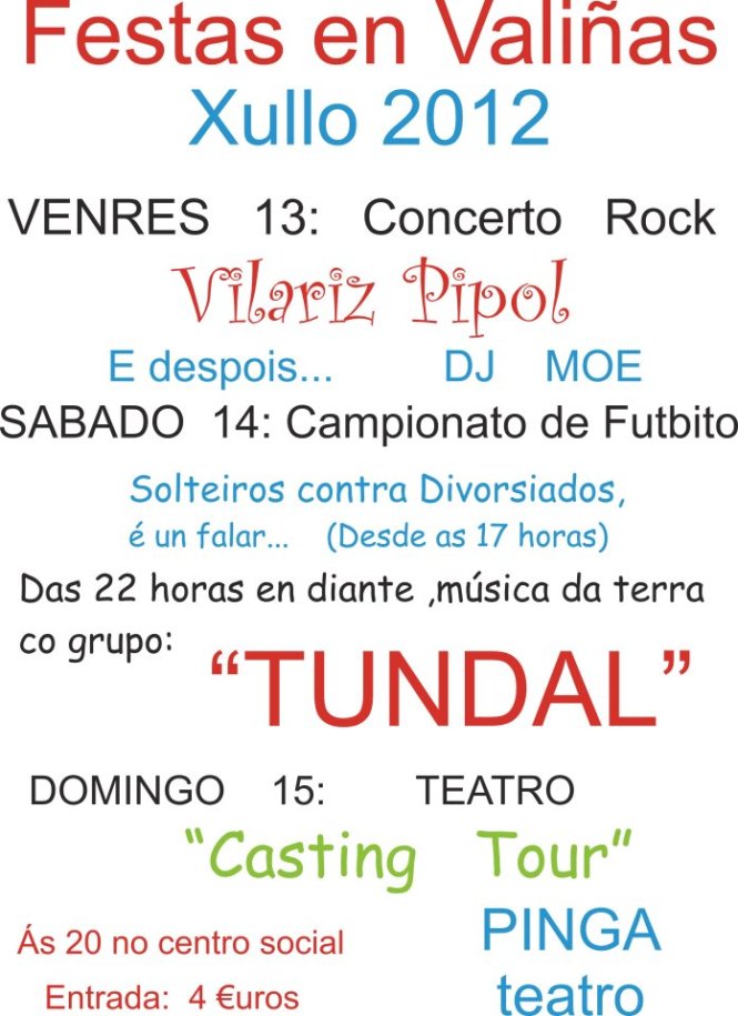 festas en valiñas