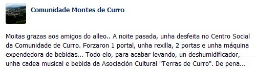comunidade de curro