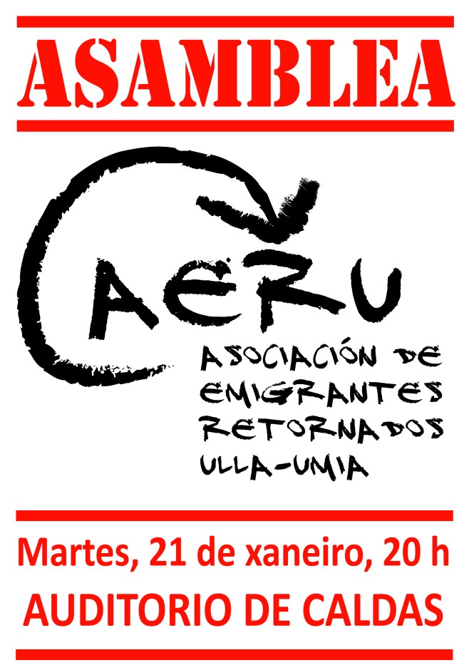 cartel AERU asamblea