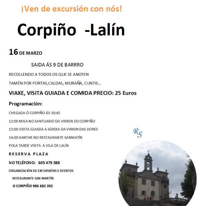 corpiño excursion