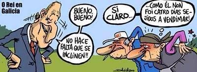 o rei en galicia