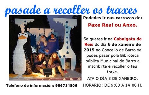 cabalgata de reis en barro