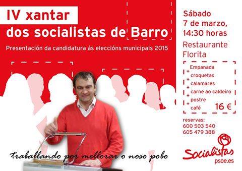 XANTAR SOCIALISTAS DE BARRO