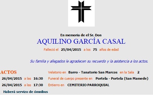 aquilino garcia casal