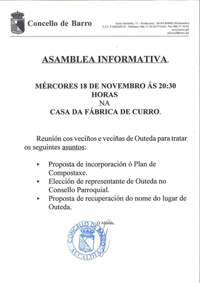 asamblea informativa