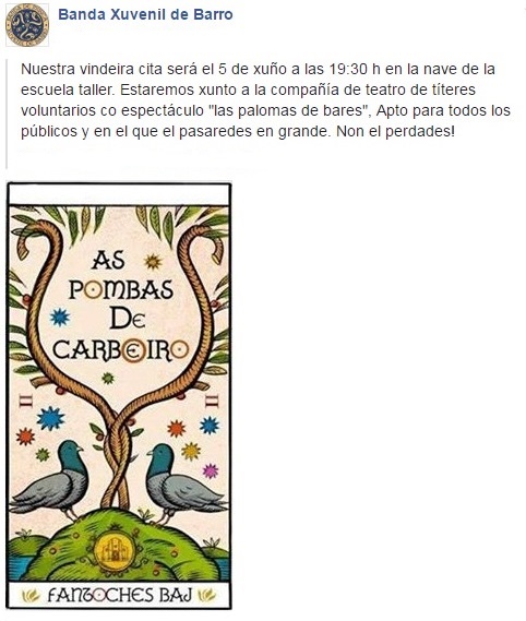 as pombas de carboeiro