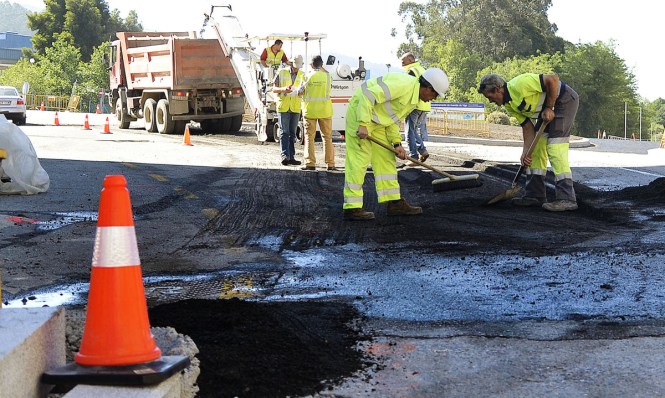 obras no concello de barro