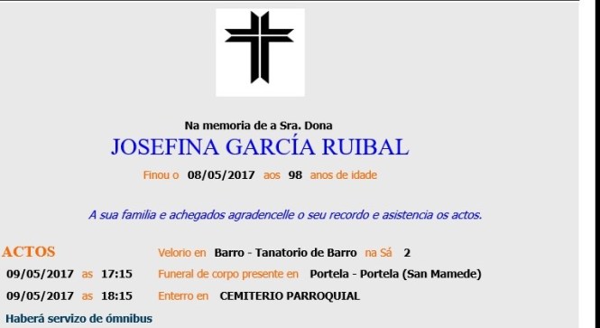 josefina garcia ruibal